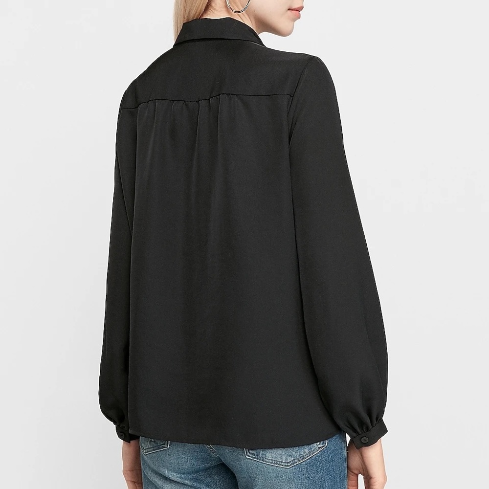NWT Express Balloon Sleeve Utility Shirt